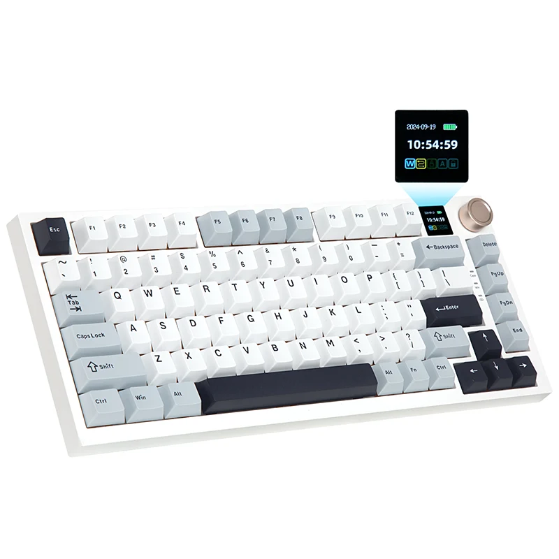 82 Keys kermainen tiivisteeseen kiinnitetty langaton näppäimistö