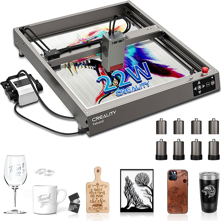 Falcon 22W lähtölaserleikkuri DIY Laser Engraver