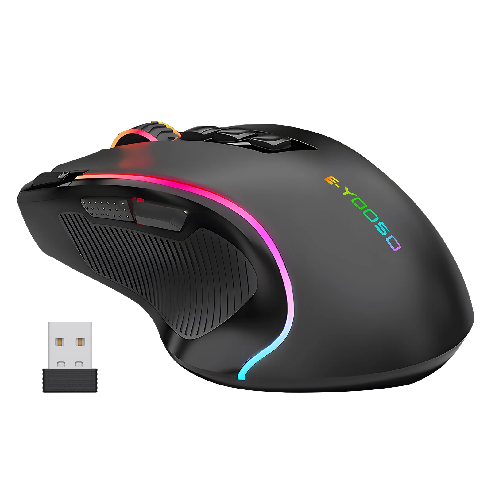 Langaton pelihiiri RGB 9 ohjelmoitavat painikkeet